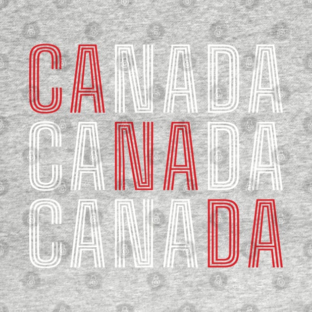 CA NA DA Canada a big house where all Canadians live as a strong family by QualiTshirt